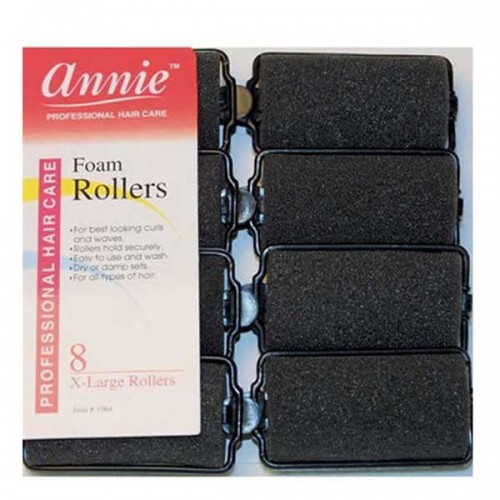 Annie Foam Rollers X-Large Black #1064